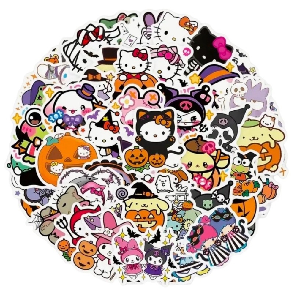 2 for $15 Pack of 50 Hello Kitty Halloween Stickers